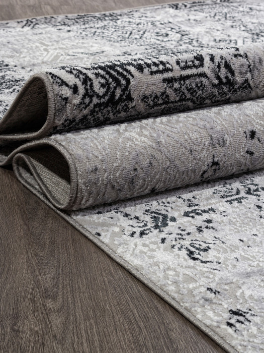 Ковер F281 - DARK GRAY - Прямоугольник - коллекция PALERMO