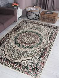 Ковер DARGA ( ДАРГА ) F670 - CREAM - GREEN