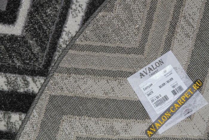 Ковер 36427X oval SILVER / SILVER