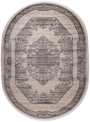 Ковер 36972X oval L.BEIGE / L.GREY