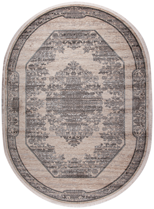 Ковер 36972X oval L.BEIGE / L.GREY