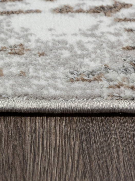 Ковер 06735B - CREAM HB / GREY - Овал - коллекция PARADIZE