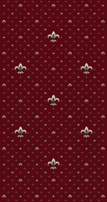 Ковер E027 - RED - Прямоугольник - коллекция ETALON