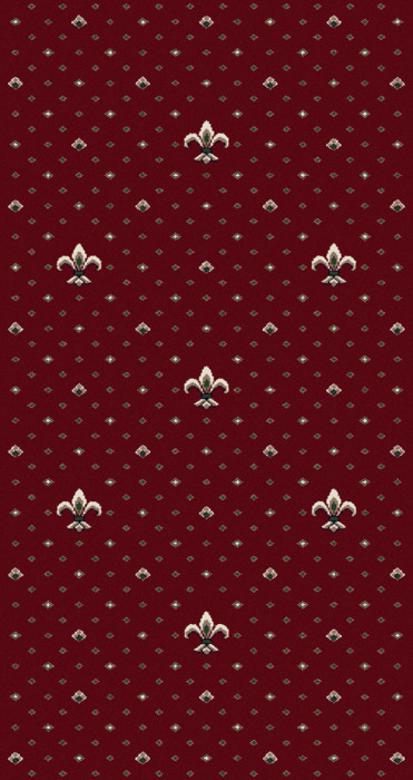 Ковер E027 - RED - Прямоугольник - коллекция ETALON