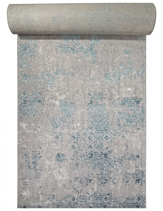 Ковер F281 - GRAY - Дорожка - коллекция PALERMO