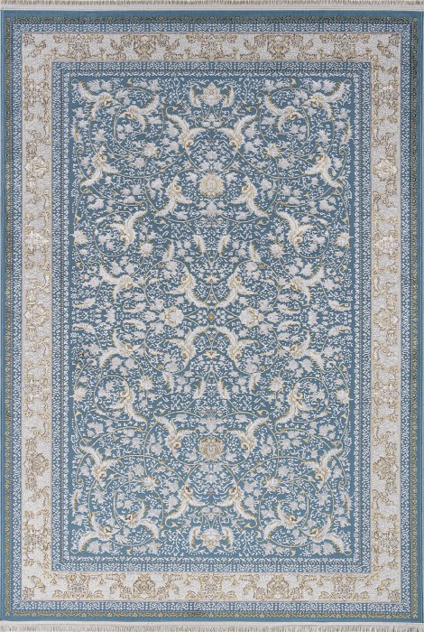 Ковер M101B - BLUE / BLUE - Прямоугольник - коллекция ZARINA