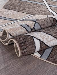 Ковер SIERRA ( СИЕРРА ) D487 - BEIGE-BROWN 2 ( Овал )