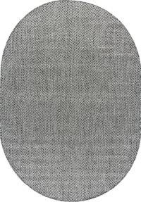 Ковер KAIR ( КАИР) S156 - DARK GRAY ( Овал )