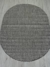 Ковер KAIR ( КАИР) S156 - DARK GRAY ( Овал )