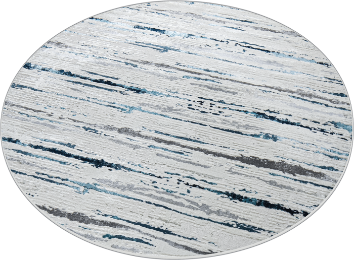 Ковер 38462A daire BLUE FLS / L.GREY