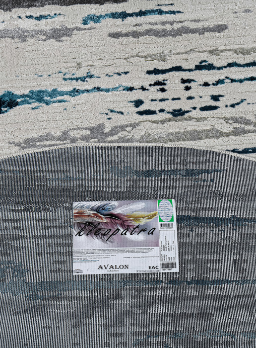 Ковер 38462A daire BLUE FLS / L.GREY
