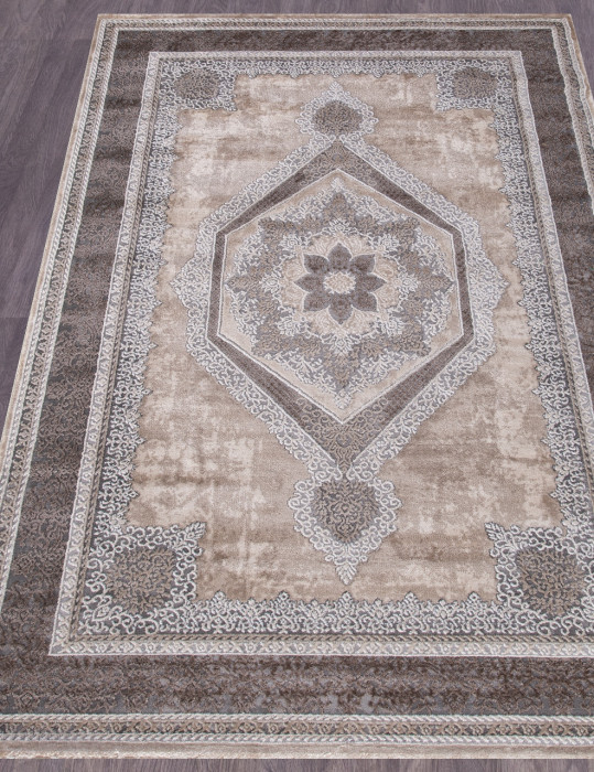 Ковер 04037C - GREY / BROWN - Прямоугольник - коллекция ARMINA