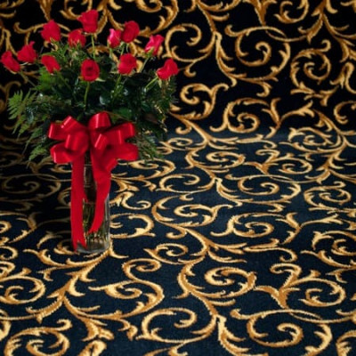 Ковролин Флора Синяя