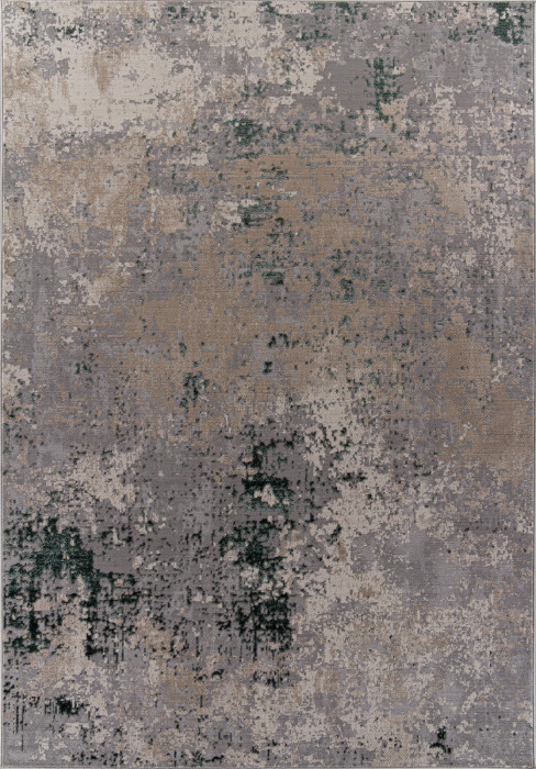 Ковер F163 - GRAY-GREEN - Прямоугольник - коллекция LIMAN