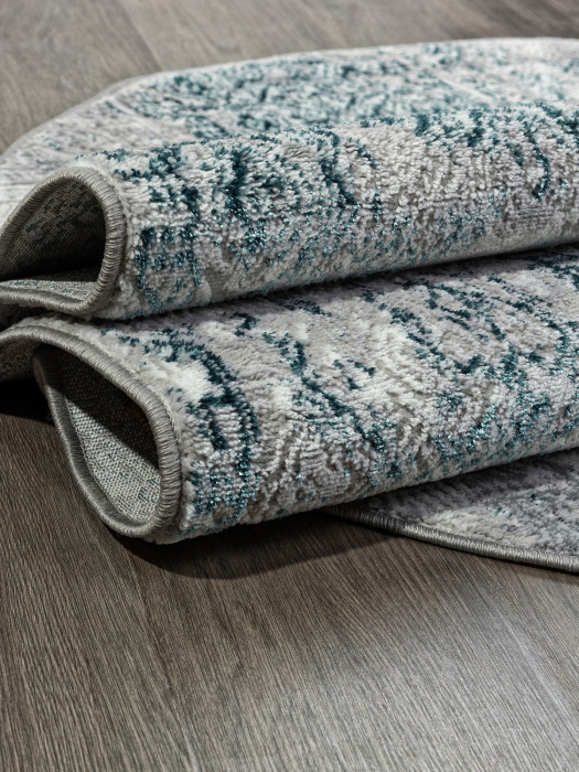 Ковер F281 - GRAY - Овал - коллекция PALERMO