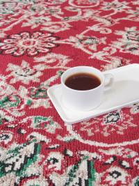 Ковер DARGA ( ДАРГА ) F672 - RED - CREAM