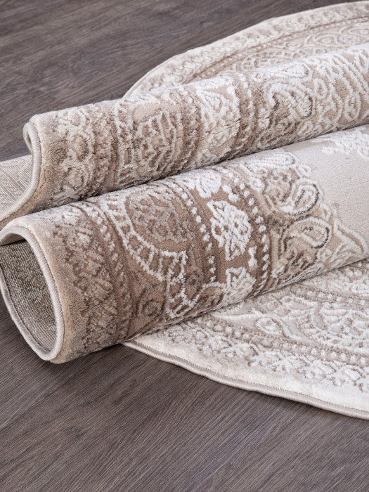 Ковер 03704A - BROWN / BROWN - Овал - коллекция ARMINA