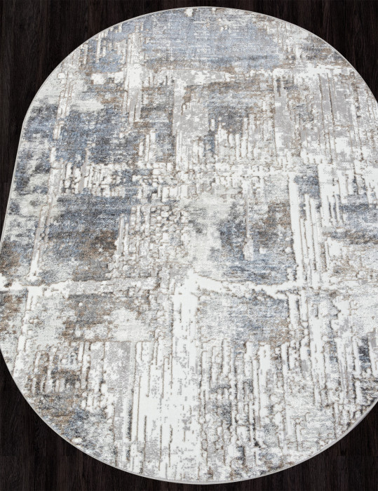 Ковер 06735B - L.BLUE / GREY - Овал - коллекция PARADIZE