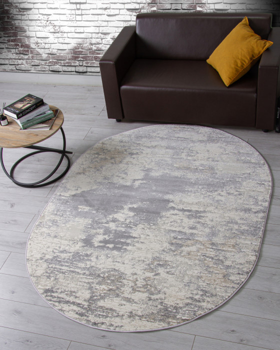 Ковер D734 - BEIGE - Овал - коллекция ATLANTIS