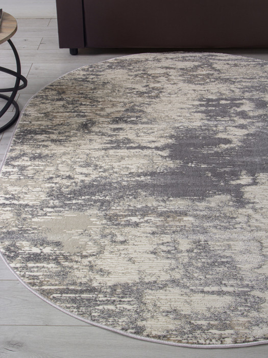 Ковер D734 - BEIGE - Овал - коллекция ATLANTIS