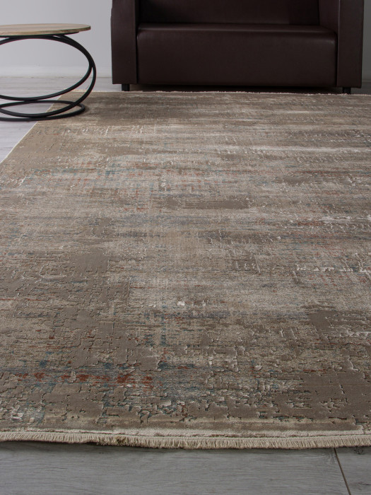 Ковер G381J2 - BEIGE / D.GREY - Прямоугольник - коллекция ROYAL