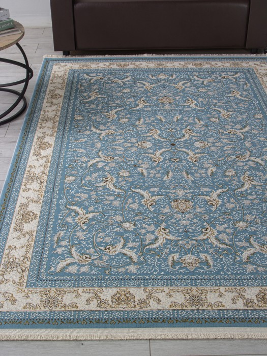 Ковер M101B - BLUE SHIRINK / BLUE SHIRINK - Прямоугольник - коллекция ZARINA