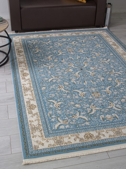 Ковер M101B - BLUE SHIRINK / BLUE SHIRINK - Прямоугольник - коллекция ZARINA