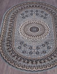 Ковер SIERRA ( СИЕРРА ) D504 - BLUE-BROWN 2 ( Овал )