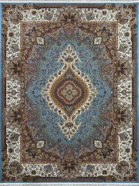 Ковер ABRISHIM ( АБРИШИМ ) 3824A BLUE/CREAM