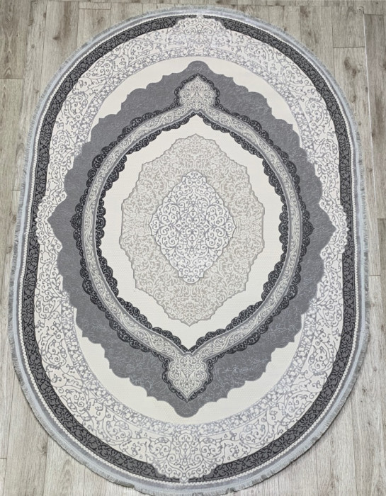 Ковер 36845A oval L.GREY / L.GREY