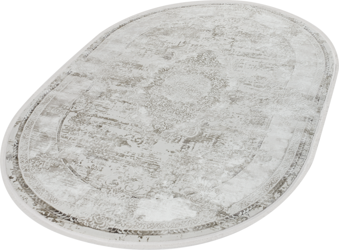 Ковер 38713B oval L.BEIGE / BEIGE