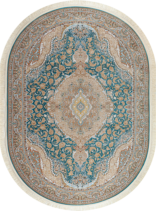 Ковер G146 oval BLUE / GRAY