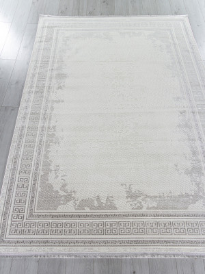 Ковер 33368A - CREAM / L.GREY - Прямоугольник - коллекция SHINE