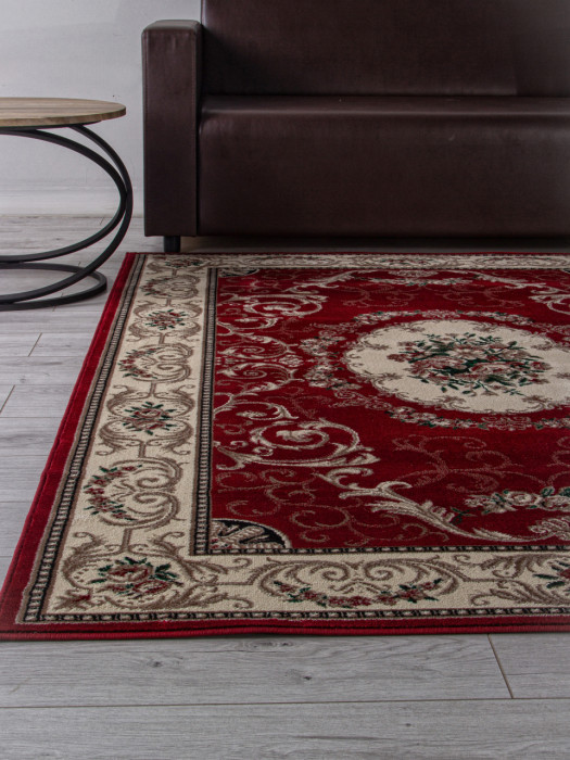 Ковер D066 - RED - Прямоугольник - коллекция COLIZEY