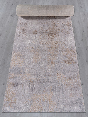 Ковер F281 - GRAY-GREEN - Дорожка - коллекция PALERMO