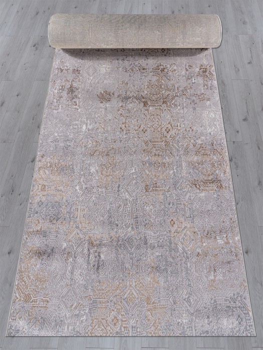 Ковер F281 - GRAY-GREEN - Дорожка - коллекция PALERMO