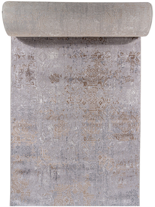 Ковер F281 - GRAY-GREEN - Дорожка - коллекция PALERMO