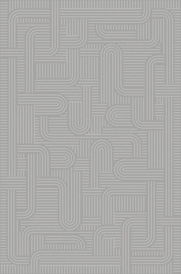 Ковер F621 - GRAY - Прямоугольник - коллекция MILOS
