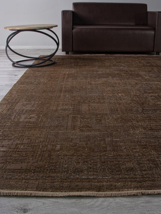 Ковер G381K2 - BEIGE / D.GREY - Прямоугольник - коллекция ROYAL