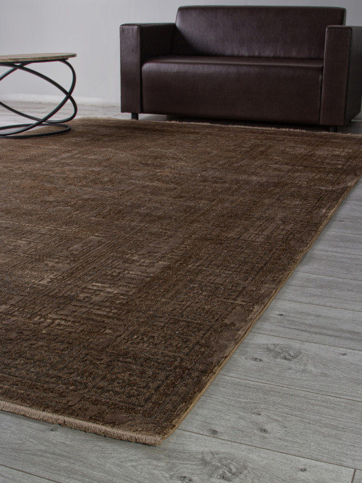 Ковер G381K2 - BEIGE / D.GREY - Прямоугольник - коллекция ROYAL