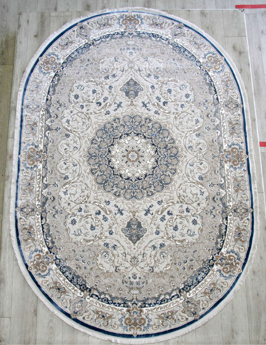 Ковер 36980X oval BLUE / BLUE