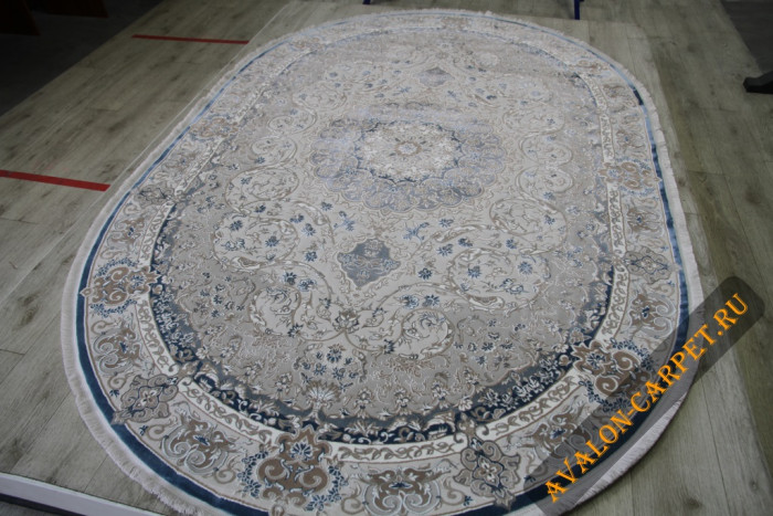 Ковер 36980X oval BLUE / BLUE