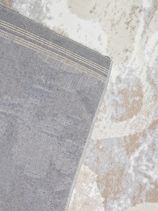 Ковер D070A - D.GREY SHIRINK / BLUE FDY - Дорожка - коллекция PERU