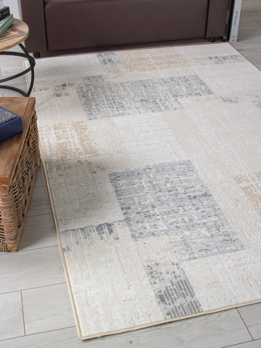 Ковер F387 - BEIGE - Прямоугольник - коллекция CUBA