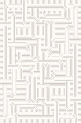 Ковер F621 - NATURAL-BEIGE - Прямоугольник - коллекция MILOS