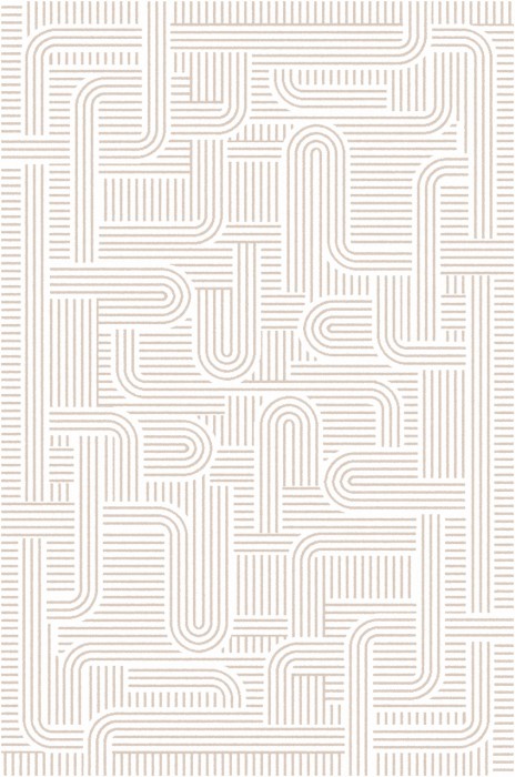 Ковер F621 - NATURAL-BEIGE - Прямоугольник - коллекция MILOS