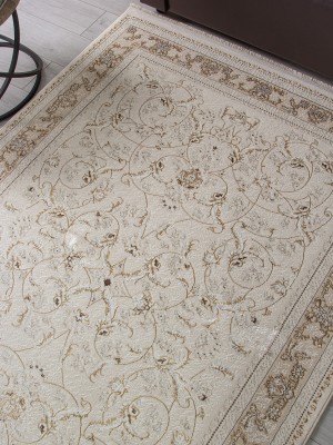 Ковер M101B - CREAM / CREAM - Прямоугольник - коллекция ZARINA