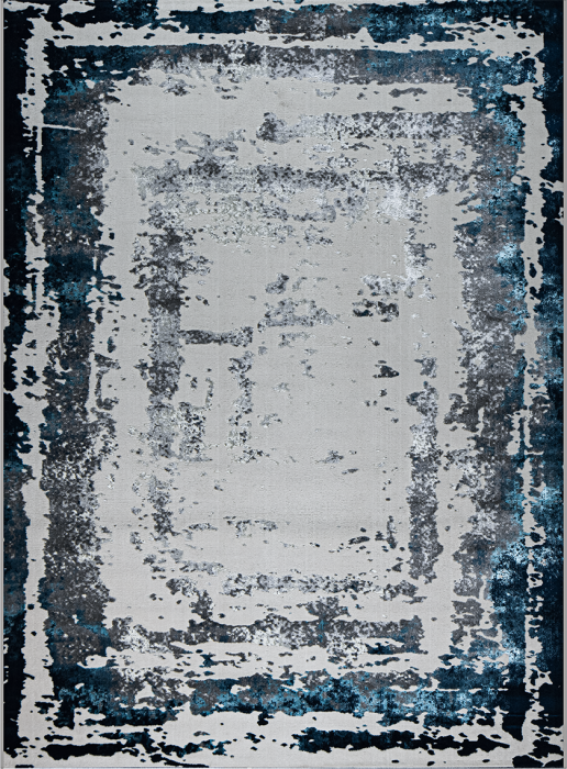 Ковер 36897J stan BLUE FLS / L.GREY