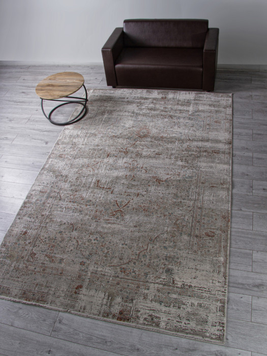 Ковер B860G2 - CREAM / L.GREY - Прямоугольник - коллекция ROYAL