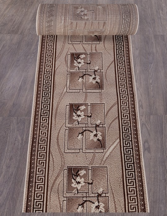 Ковер D187 - BEIGE - Дорожка - коллекция GAVANA